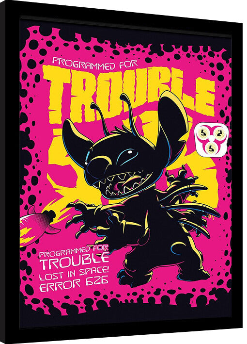 Lilo & Stitch Gerahmte Poster, Bilder, 34.3 x 44.5 cm