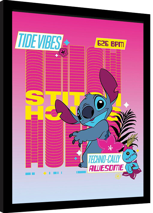 Lilo & Stitch Gerahmte Poster, Bilder, 34.3 x 44.5 cm