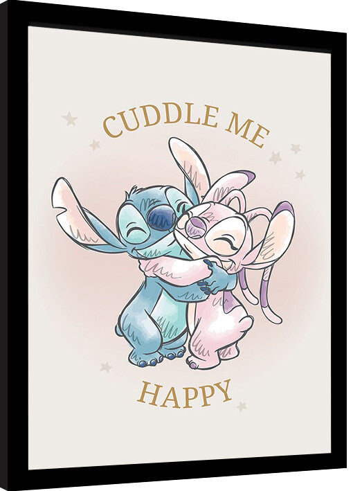Lilo & Stitch Gerahmte Poster, Bilder, 34.3 x 44.5 cm
