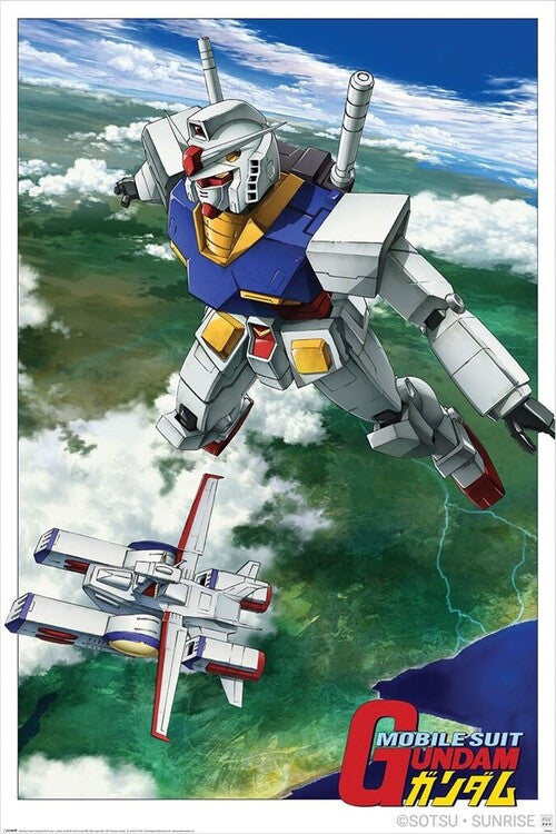 Gundam - Mobile Suit Flight Poster, Plakat, 61 × 91.5 cm