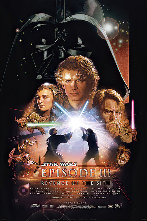 Star Wars: Episode III - Revenge of the Sith Poster, Plakat, 61 × 91.5 cm