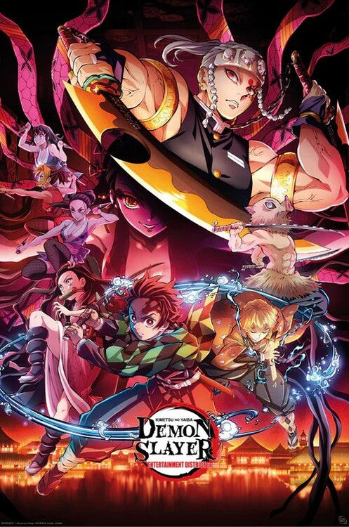 Demon Slayer - Entertaiment District Poster, Plakat, 61 × 91.5 cm