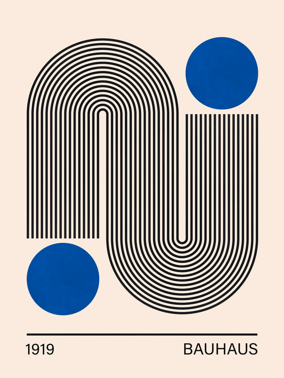 Leinwand Poster, Bilder Bauhaus art 2, Vitor Costa, 60 × 80 cm