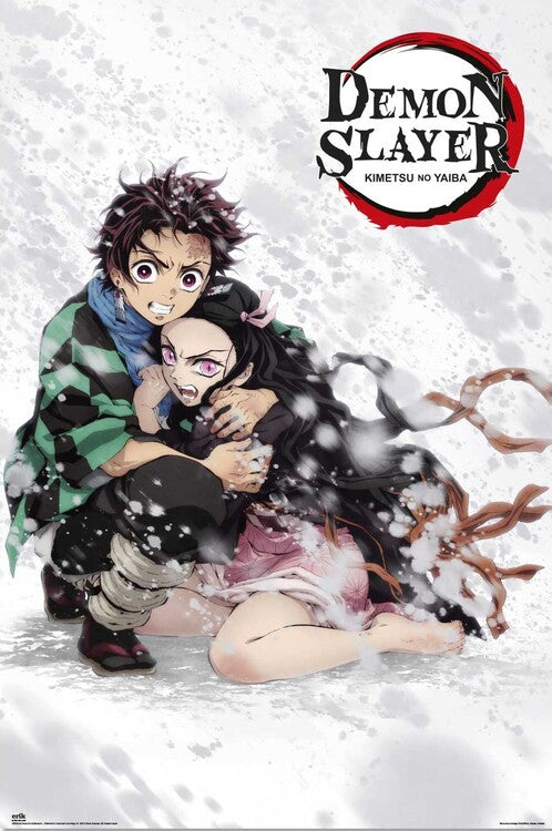 Demon Slayer - Tanjiro & Nezuko Poster, Plakat, 61 × 91.5 cm