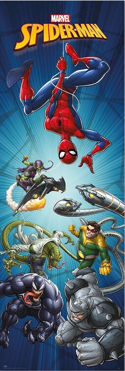 Marvel - Spiderman Poster, Plakat, 53 × 158 cm