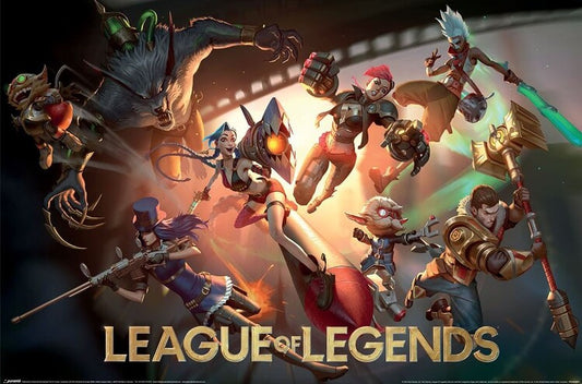 League of Legends - Riot Poster, Plakat, 91.5 × 61 cm