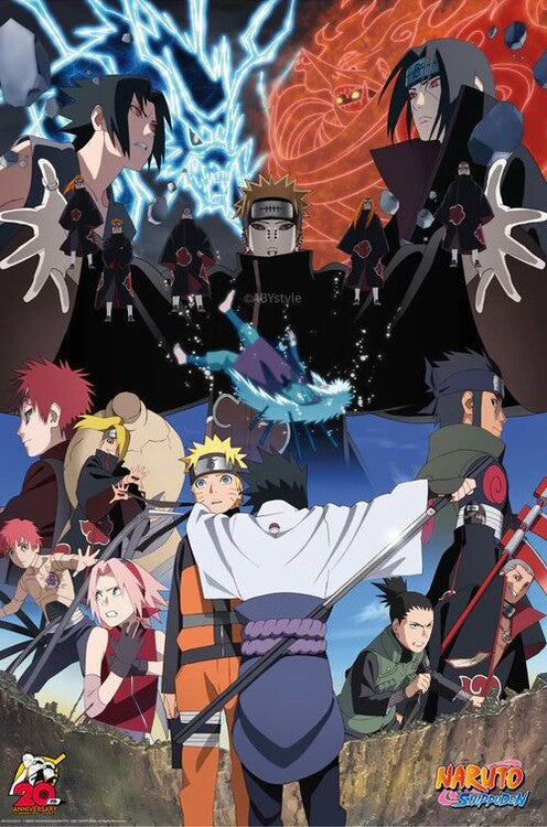 Naruto Shippuden - Rivals Poster, Plakat, 61 × 91.5 cm