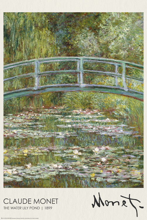 The Water Lily Pond (1899) Poster, Plakat, 61 × 91.5 cm