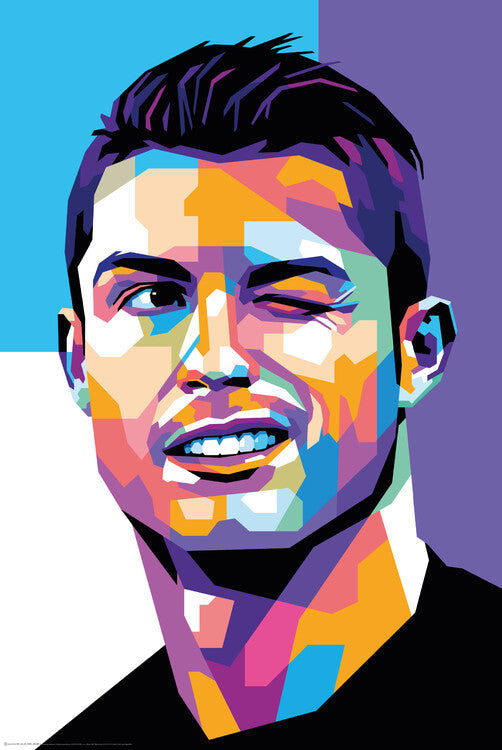 Football Player Poster, Plakat, 61 × 91.5 cm