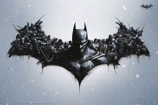 Batman Arkham Origins - Logo Poster, Plakat, 61 × 91.5 cm