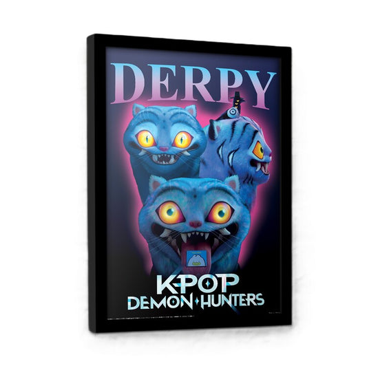 K-Pop Demon Hunters - Derpy Gerahmte Poster, Bilder, 34.3 x 44.5 cm