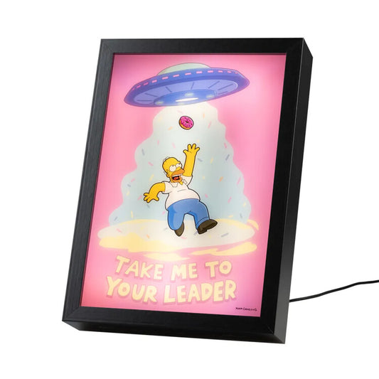 The Simpsons - Take Me to Your Leader Gerahmte Poster, Bilder, 20 x 5 x 28 cm