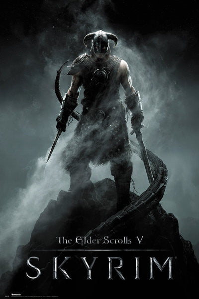Skyrim - Dragonborn Poster, Plakat, 61 × 91.5 cm