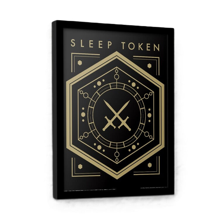 Sleep Token - Veridian Gerahmte Poster, Bilder, 34.3 x 44.5 cm
