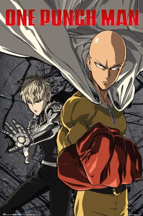 One Punch Man - Saitama &  Genos Poster, Plakat, 61 × 91.5 cm