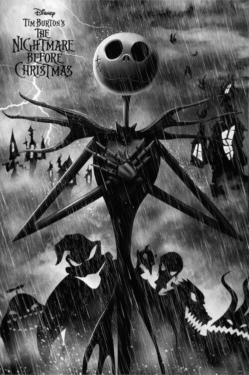 Nightmare Before Christmas - Jack Skellington Poster, Plakat, 61 × 91.5 cm