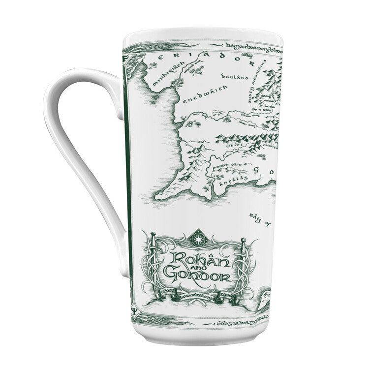 Tasse Lord of the Rings - White Map, 0,47 l
