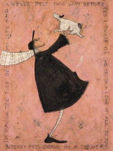 Kunstdruck Sam Toft - Having The Time of My Life, 60 × 80 cm