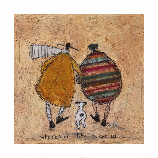 Kunstdruck Sam Toft - Wherever Life Takes Us, 40 × 40 cm