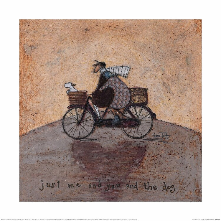 Kunstdruck Sam Toft - Just Me And You And The Dog, 40 × 40 cm