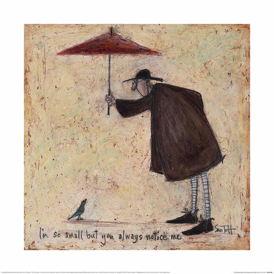 Kunstdruck Sam Toft - I'm So Small But You Always Notice Me, 40 × 40 cm