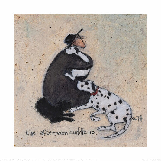 Kunstdruck Sam Toft - The Afternoon Cuddle Up, 40 × 40 cm