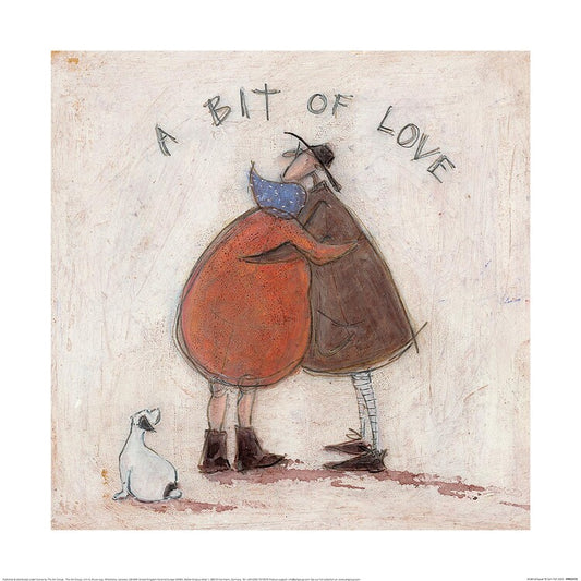 Kunstdruck Sam Toft - A Bit Of Love, 40 × 40 cm