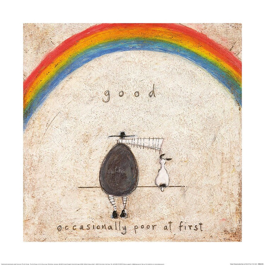 Kunstdruck Sam Toft - Good. Occasionally Poor At First, 40 × 40 cm