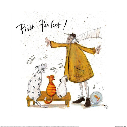 Kunstdruck Sam Toft - Pitch Perfect, 40 × 40 cm