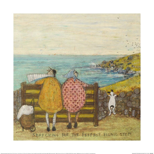 Kunstdruck Sam Toft - Searching For The Perfect Picnic Spot, 40 × 40 cm