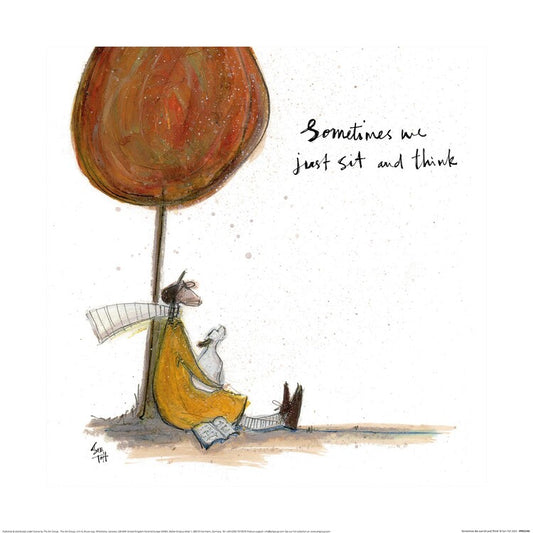 Kunstdruck Sam Toft - Sometimes We Just Sit And Think, 40 × 40 cm