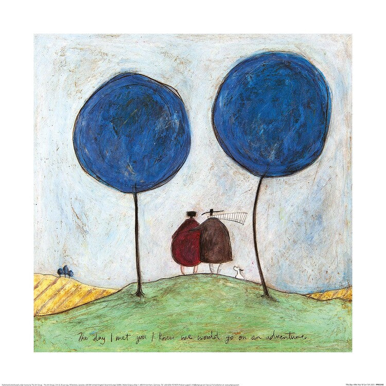 Kunstdruck Sam Toft - The Day I Met You, 40 × 40 cm