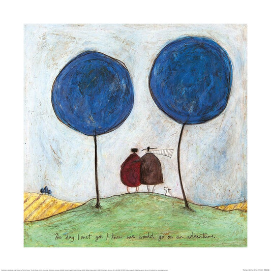 Kunstdruck Sam Toft - The Day I Met You, 40 × 40 cm