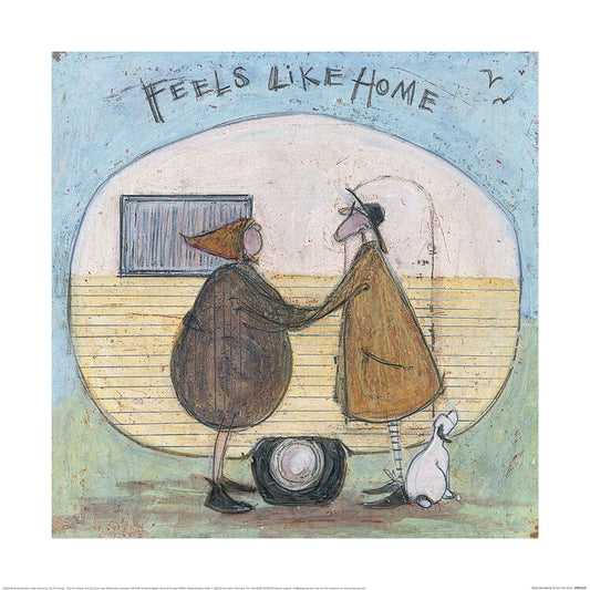 Kunstdruck Sam Toft - Feels Like Home, 40 × 40 cm