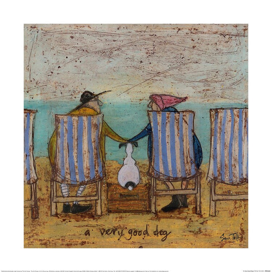 Kunstdruck Sam Toft - A Very Good Dog Ii, 40 × 40 cm