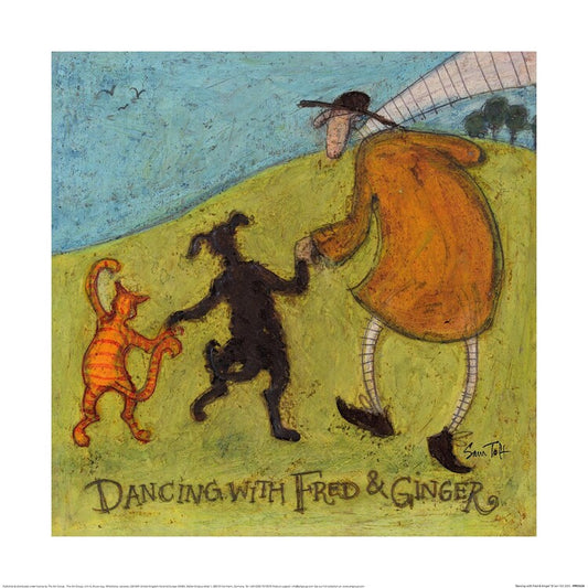 Kunstdruck Sam Toft - Dancing With Fred & Ginger, 40 × 40 cm
