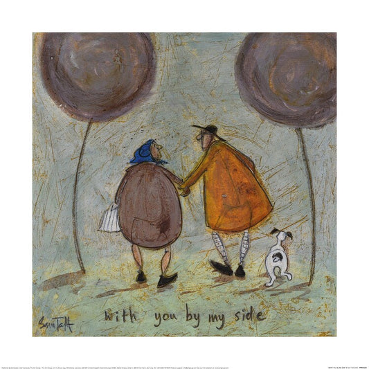 Kunstdruck Sam Toft - With You By My Side, 40 × 40 cm