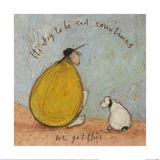 Kunstdruck Sam Toft - We Got This, 40 × 40 cm