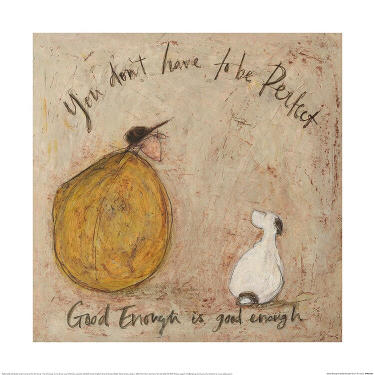 Kunstdruck Sam Toft - Good Enough Is Good Enough, 40 × 40 cm
