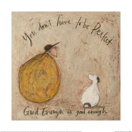 Kunstdruck Sam Toft - Good Enough Is Good Enough, 40 × 40 cm