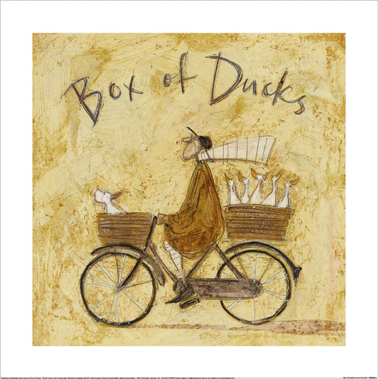 Kunstdruck Sam Toft - Box Of Ducks, 40 × 40 cm