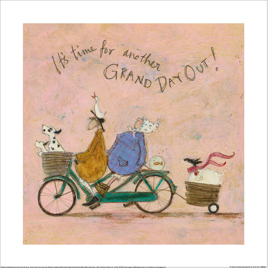 Kunstdruck Sam Toft - It'S Time For Another Grand Day Out, 40 × 40 cm