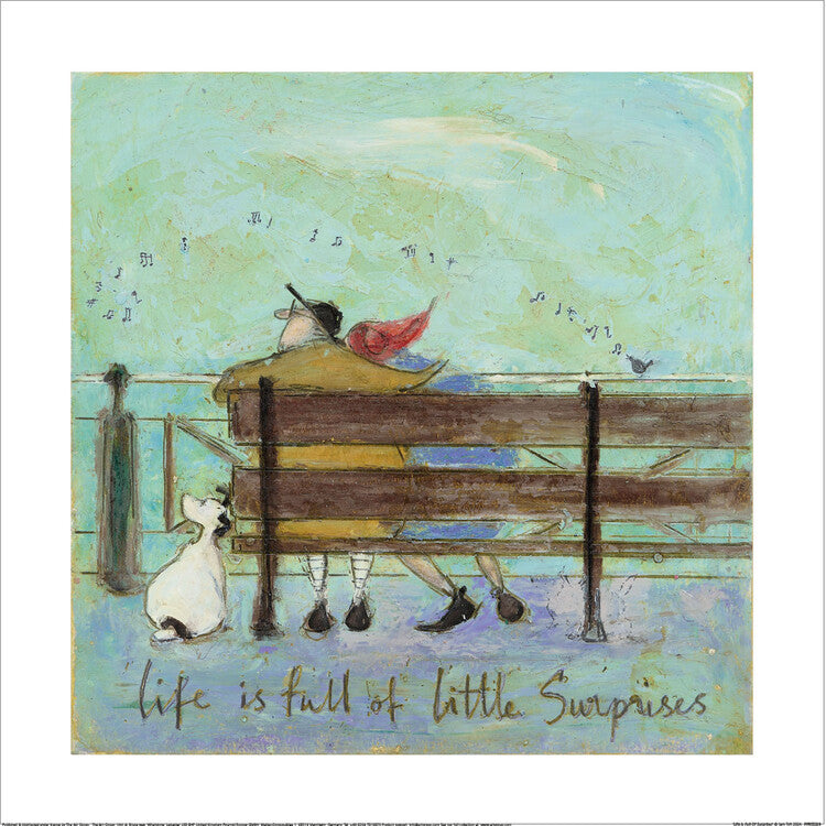 Kunstdruck Sam Toft - Life Is Full Of Surprises, 40 × 40 cm
