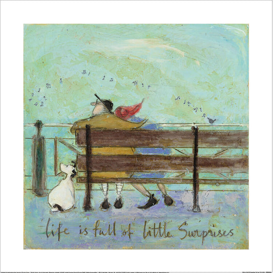 Kunstdruck Sam Toft - Life Is Full Of Surprises, 40 × 40 cm