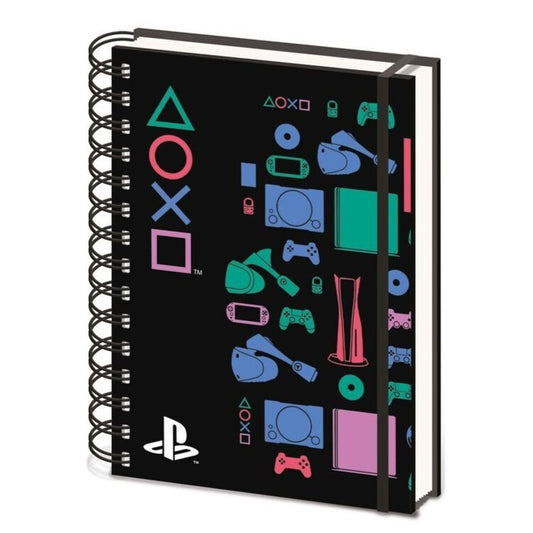 Notizbuch Playstation - Classic Colours, A5