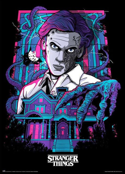 Stranger Things - Vecna | Lumineszierend Poster, Plakat, 50 × 70 cm