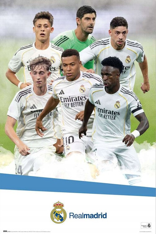 Real Madrid 2025/2026 Poster, Plakat, 61 × 91.5 cm