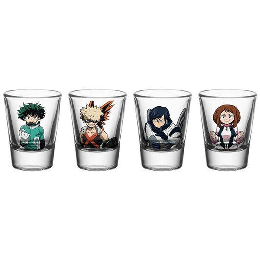 Glas My Hero Academia - Heroes, (4x) 0,05 l