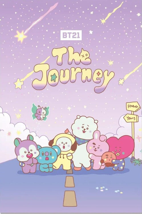 BT21 - The Journey Poster, Plakat, 91.5 x 61 cm