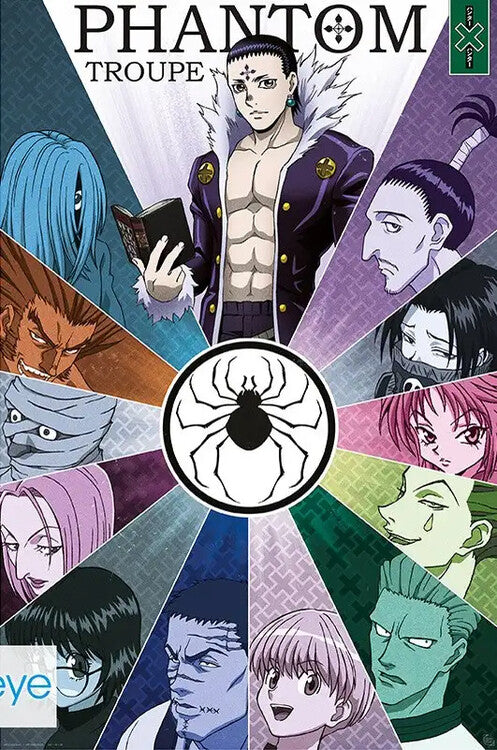 Hunter x Hunter - Spider Members Poster, Plakat, 61 × 91.5 cm